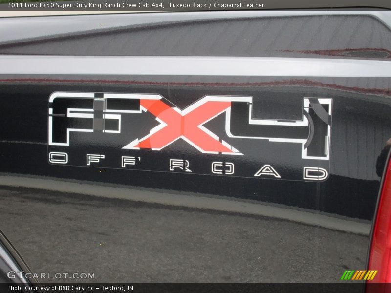 Tuxedo Black / Chaparral Leather 2011 Ford F350 Super Duty King Ranch Crew Cab 4x4