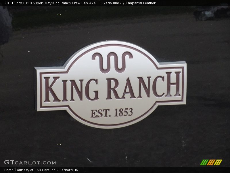 Tuxedo Black / Chaparral Leather 2011 Ford F350 Super Duty King Ranch Crew Cab 4x4