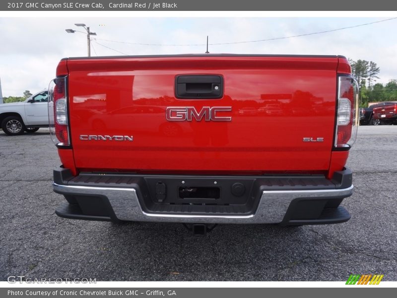 Cardinal Red / Jet Black 2017 GMC Canyon SLE Crew Cab