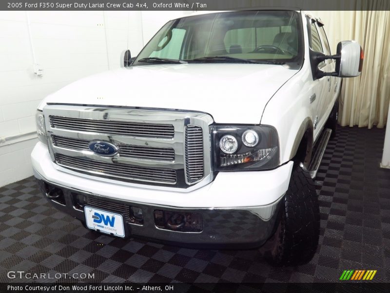 Oxford White / Tan 2005 Ford F350 Super Duty Lariat Crew Cab 4x4