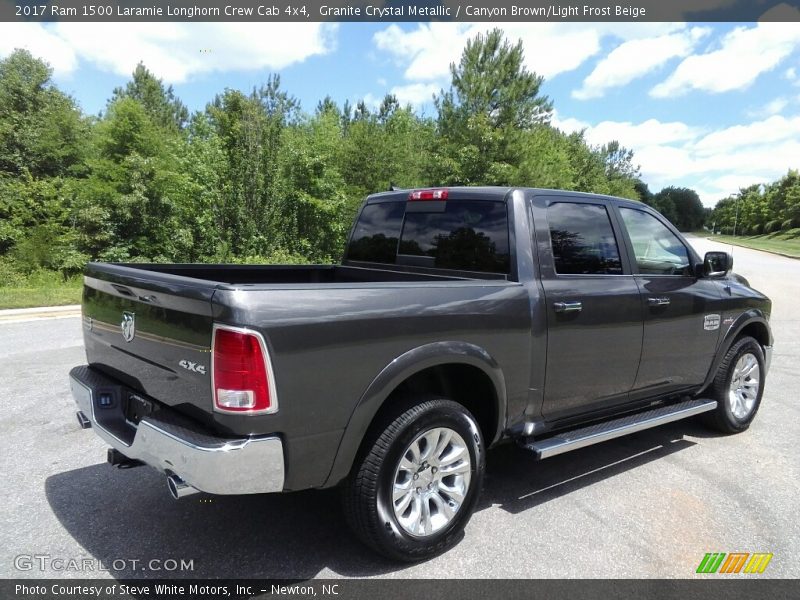 Granite Crystal Metallic / Canyon Brown/Light Frost Beige 2017 Ram 1500 Laramie Longhorn Crew Cab 4x4