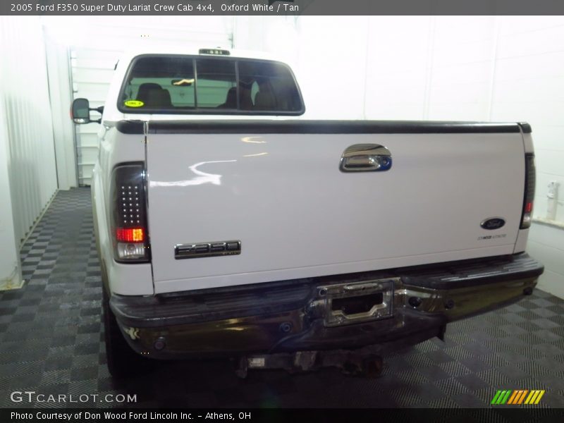 Oxford White / Tan 2005 Ford F350 Super Duty Lariat Crew Cab 4x4