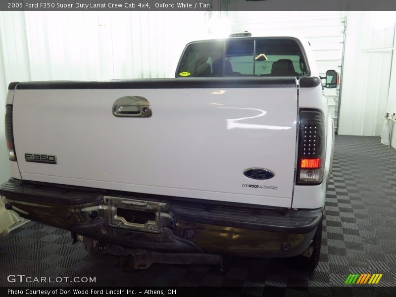 Oxford White / Tan 2005 Ford F350 Super Duty Lariat Crew Cab 4x4