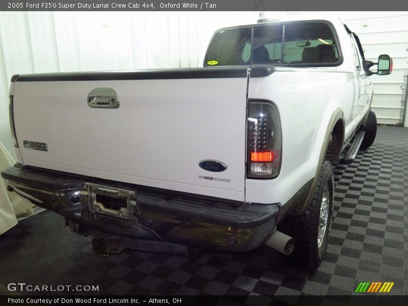 Oxford White / Tan 2005 Ford F350 Super Duty Lariat Crew Cab 4x4