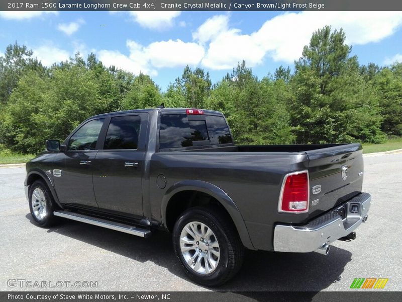 Granite Crystal Metallic / Canyon Brown/Light Frost Beige 2017 Ram 1500 Laramie Longhorn Crew Cab 4x4