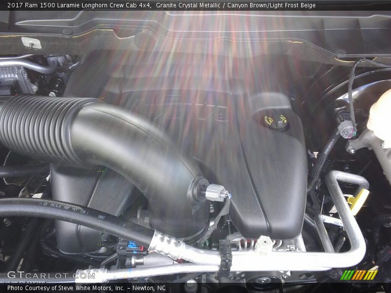 Granite Crystal Metallic / Canyon Brown/Light Frost Beige 2017 Ram 1500 Laramie Longhorn Crew Cab 4x4