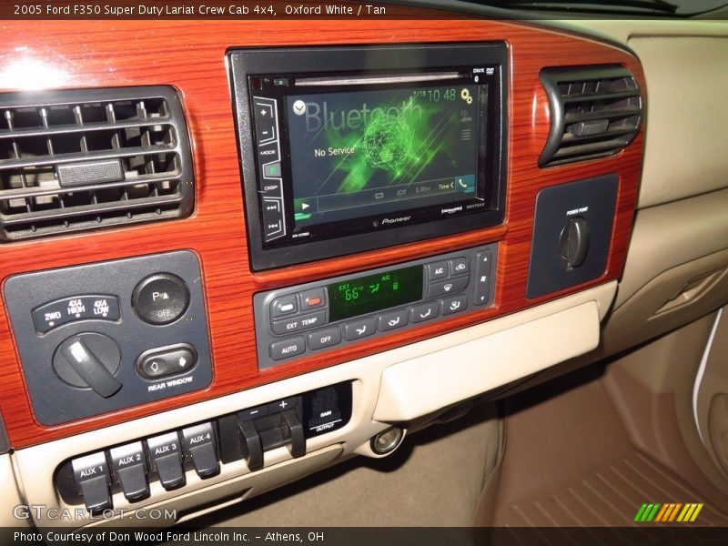 Oxford White / Tan 2005 Ford F350 Super Duty Lariat Crew Cab 4x4