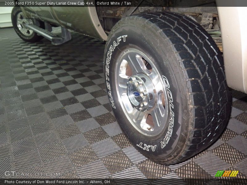 Oxford White / Tan 2005 Ford F350 Super Duty Lariat Crew Cab 4x4