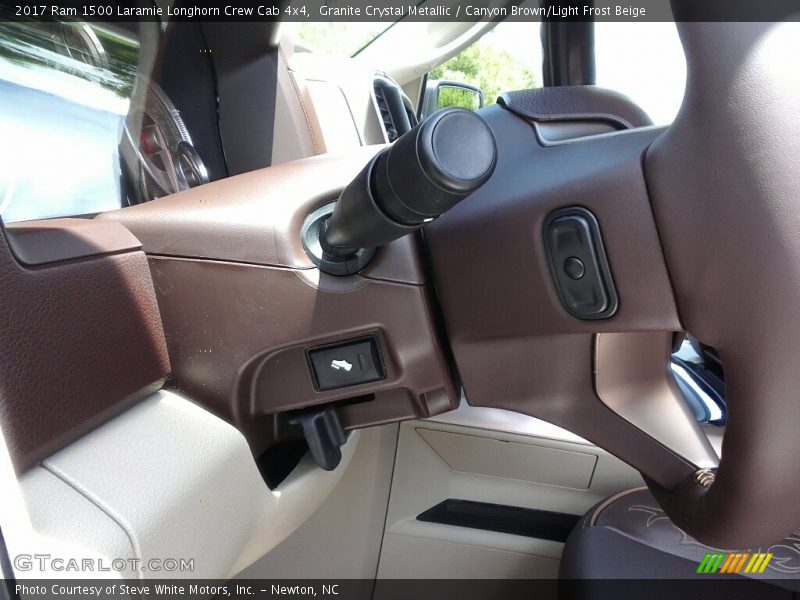 Granite Crystal Metallic / Canyon Brown/Light Frost Beige 2017 Ram 1500 Laramie Longhorn Crew Cab 4x4