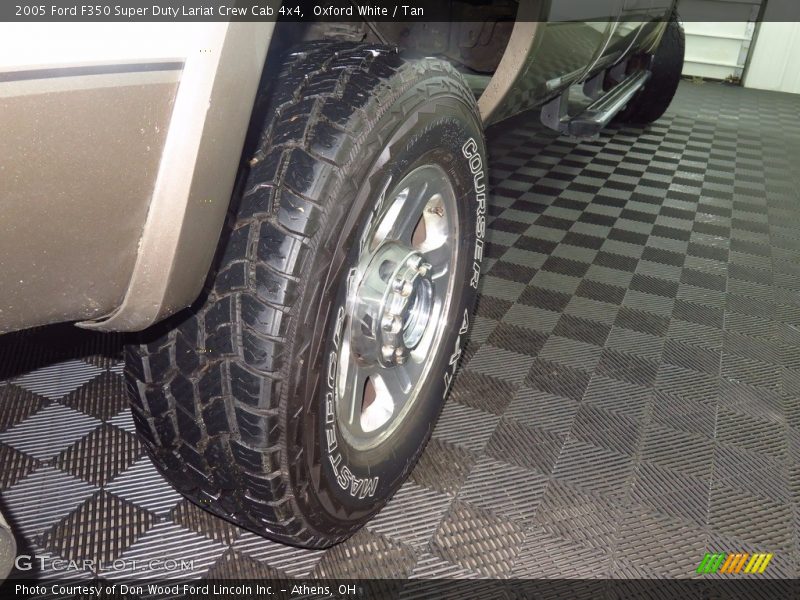 Oxford White / Tan 2005 Ford F350 Super Duty Lariat Crew Cab 4x4