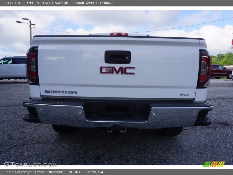 Summit White / Jet Black 2017 GMC Sierra 1500 SLT Crew Cab