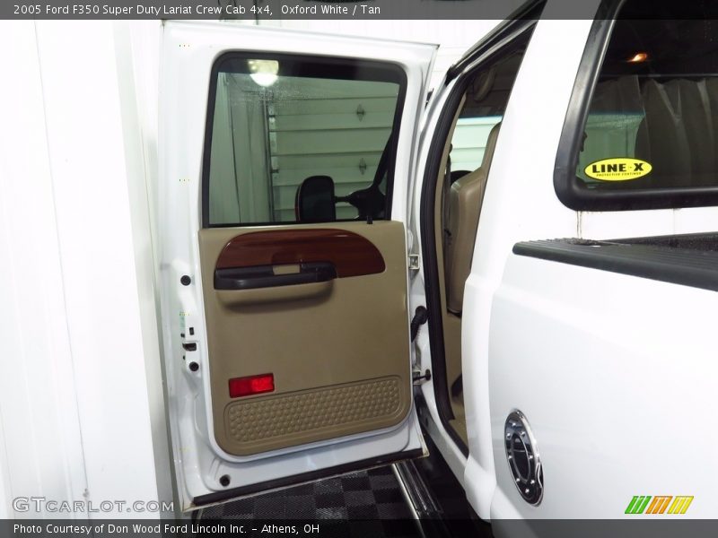 Oxford White / Tan 2005 Ford F350 Super Duty Lariat Crew Cab 4x4