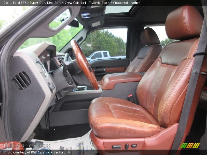 Tuxedo Black / Chaparral Leather 2011 Ford F350 Super Duty King Ranch Crew Cab 4x4