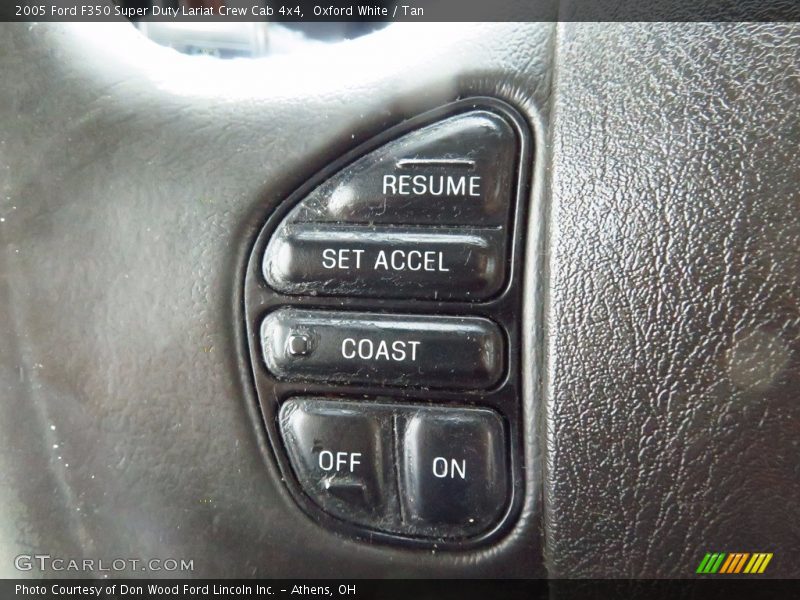 Oxford White / Tan 2005 Ford F350 Super Duty Lariat Crew Cab 4x4