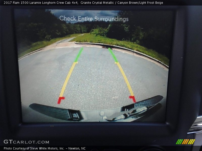 Granite Crystal Metallic / Canyon Brown/Light Frost Beige 2017 Ram 1500 Laramie Longhorn Crew Cab 4x4