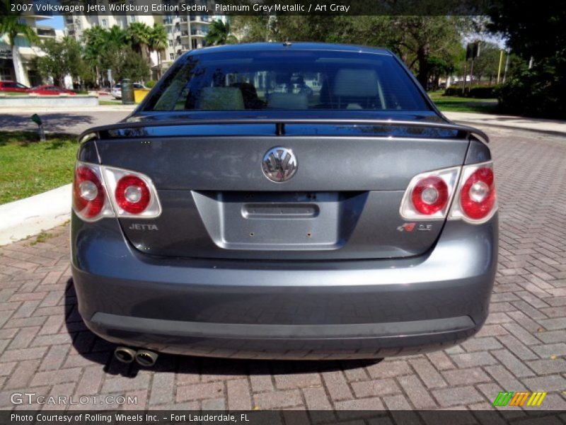 Platinum Grey Metallic / Art Gray 2007 Volkswagen Jetta Wolfsburg Edition Sedan