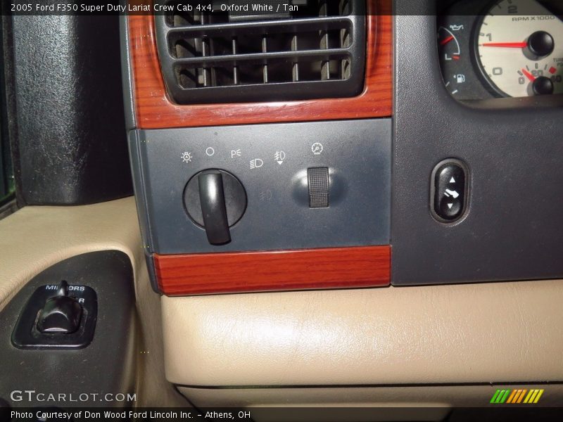 Oxford White / Tan 2005 Ford F350 Super Duty Lariat Crew Cab 4x4