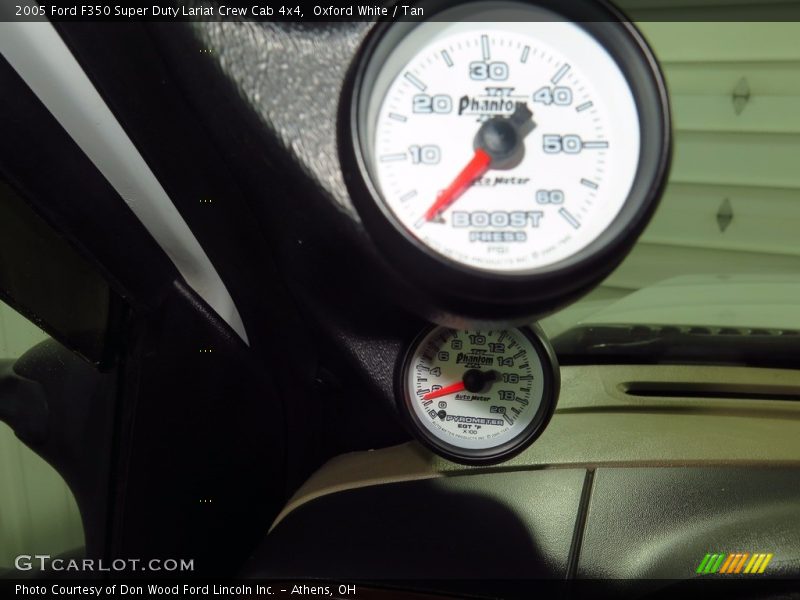 Oxford White / Tan 2005 Ford F350 Super Duty Lariat Crew Cab 4x4