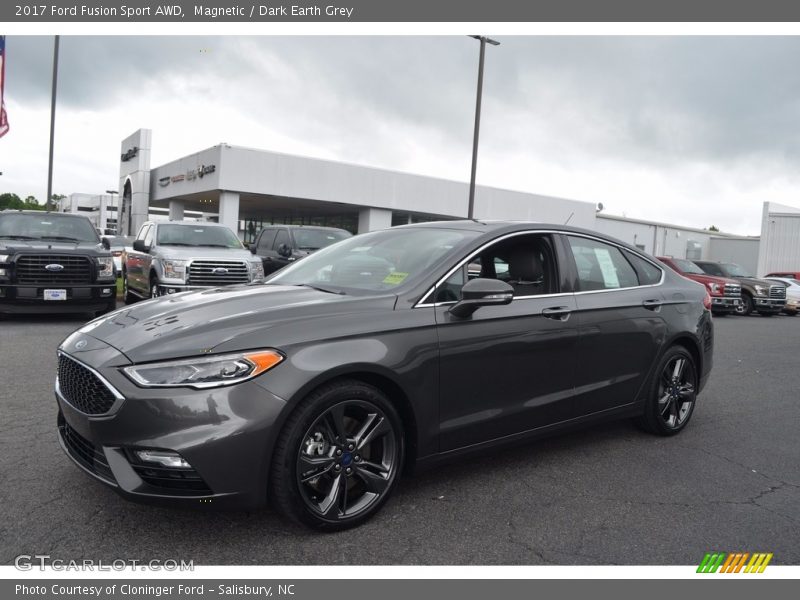 Magnetic / Dark Earth Grey 2017 Ford Fusion Sport AWD