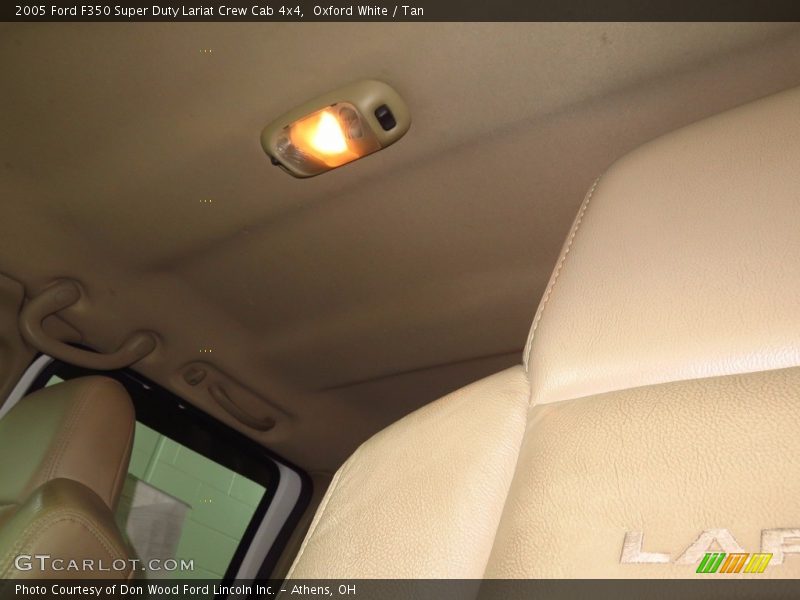 Oxford White / Tan 2005 Ford F350 Super Duty Lariat Crew Cab 4x4