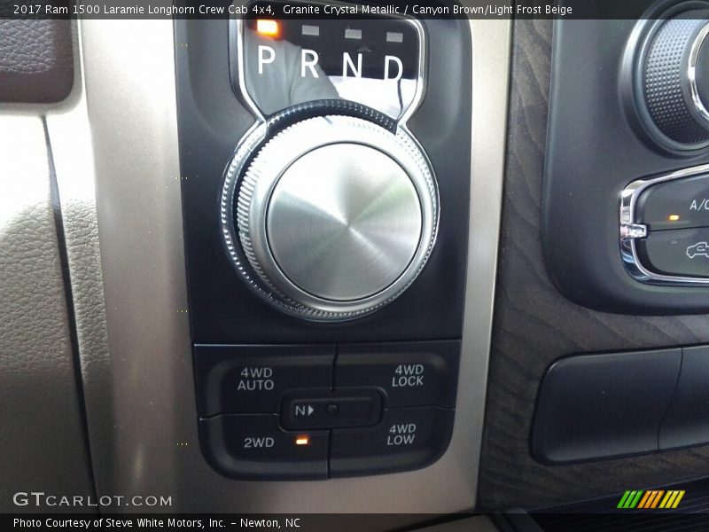 Granite Crystal Metallic / Canyon Brown/Light Frost Beige 2017 Ram 1500 Laramie Longhorn Crew Cab 4x4