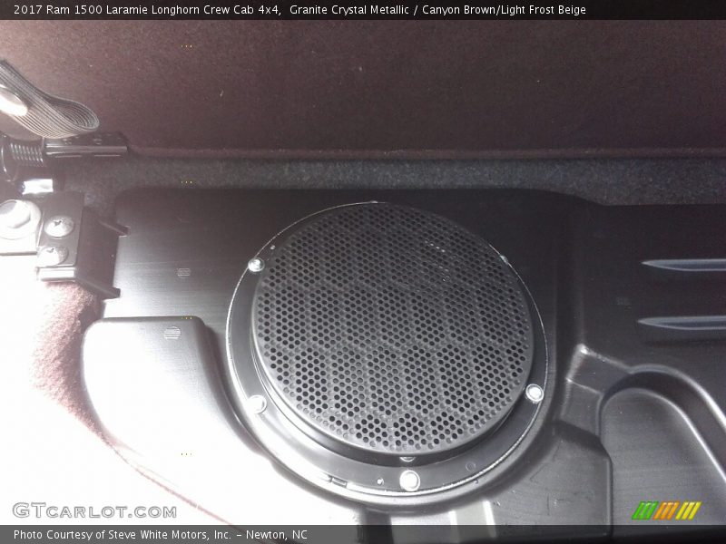 Granite Crystal Metallic / Canyon Brown/Light Frost Beige 2017 Ram 1500 Laramie Longhorn Crew Cab 4x4