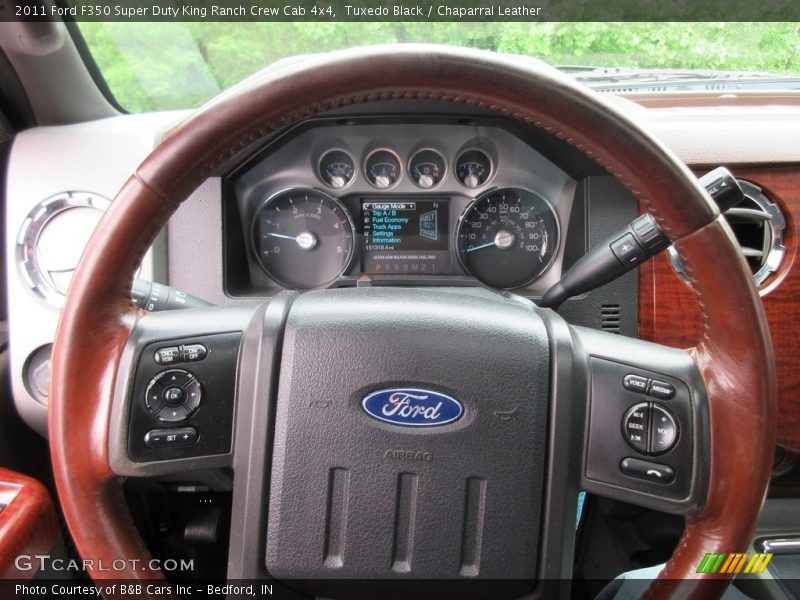 Tuxedo Black / Chaparral Leather 2011 Ford F350 Super Duty King Ranch Crew Cab 4x4
