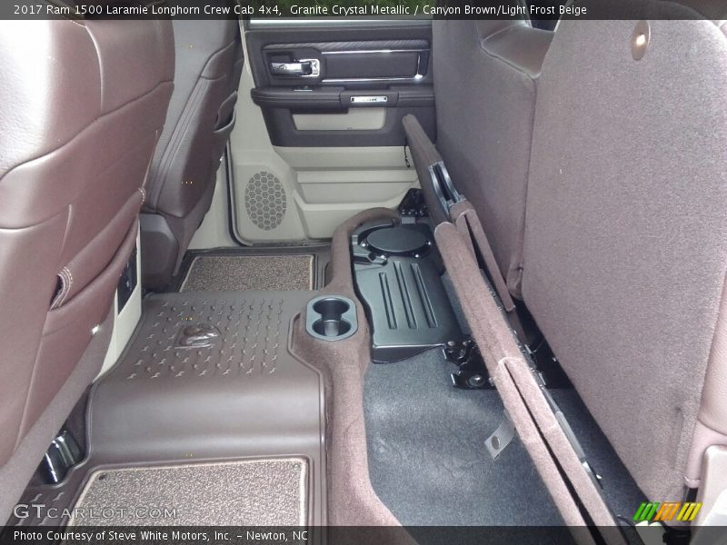 Granite Crystal Metallic / Canyon Brown/Light Frost Beige 2017 Ram 1500 Laramie Longhorn Crew Cab 4x4
