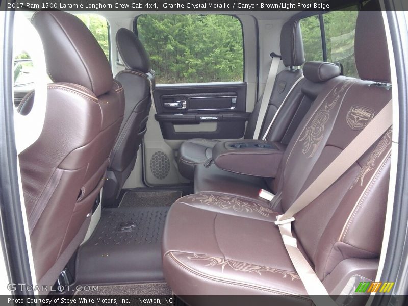 Granite Crystal Metallic / Canyon Brown/Light Frost Beige 2017 Ram 1500 Laramie Longhorn Crew Cab 4x4