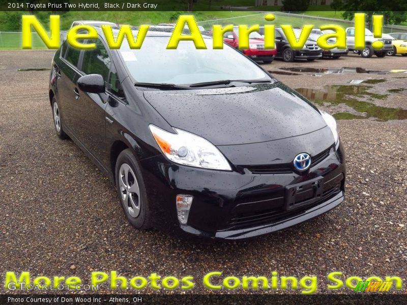Black / Dark Gray 2014 Toyota Prius Two Hybrid