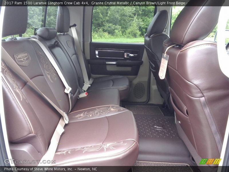 Granite Crystal Metallic / Canyon Brown/Light Frost Beige 2017 Ram 1500 Laramie Longhorn Crew Cab 4x4