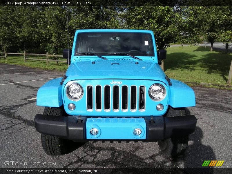 Chief Blue / Black 2017 Jeep Wrangler Sahara 4x4