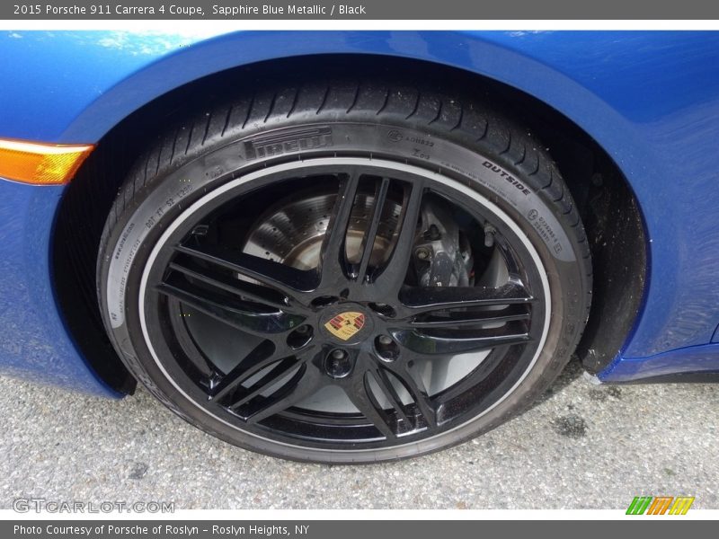 Sapphire Blue Metallic / Black 2015 Porsche 911 Carrera 4 Coupe