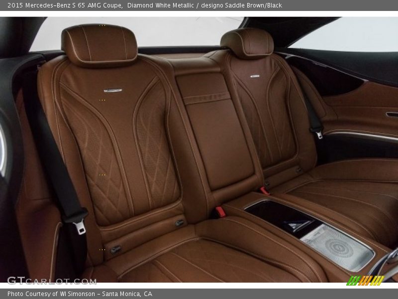 Rear Seat of 2015 S 65 AMG Coupe