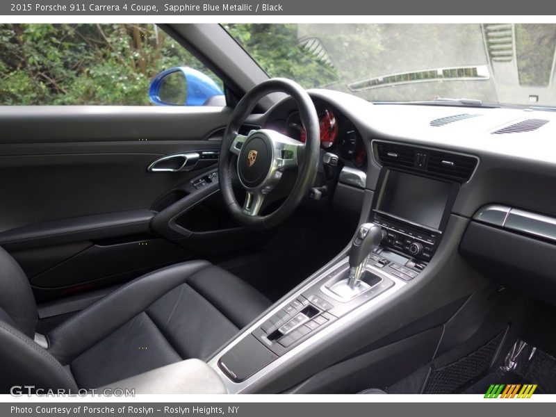 Sapphire Blue Metallic / Black 2015 Porsche 911 Carrera 4 Coupe