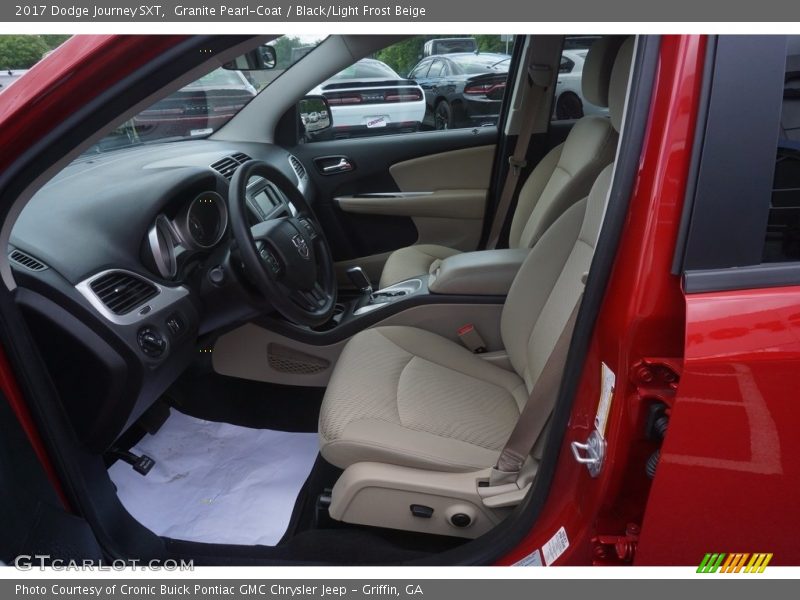 Granite Pearl-Coat / Black/Light Frost Beige 2017 Dodge Journey SXT