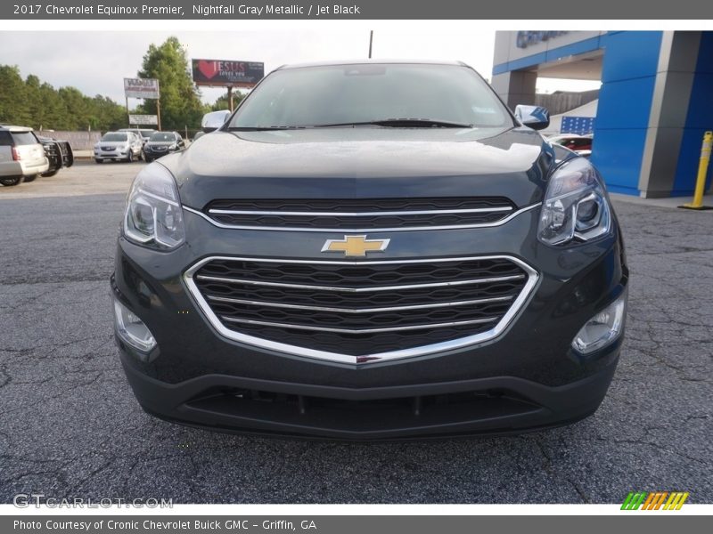 Nightfall Gray Metallic / Jet Black 2017 Chevrolet Equinox Premier