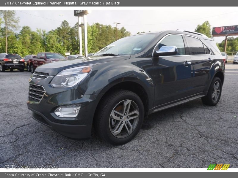 Nightfall Gray Metallic / Jet Black 2017 Chevrolet Equinox Premier