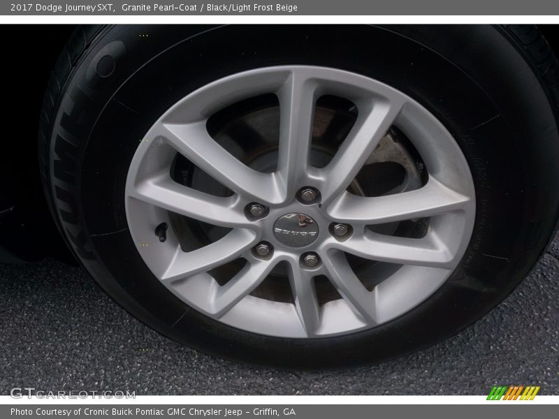 Granite Pearl-Coat / Black/Light Frost Beige 2017 Dodge Journey SXT