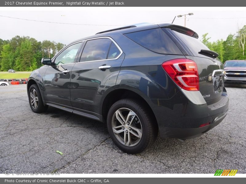 Nightfall Gray Metallic / Jet Black 2017 Chevrolet Equinox Premier