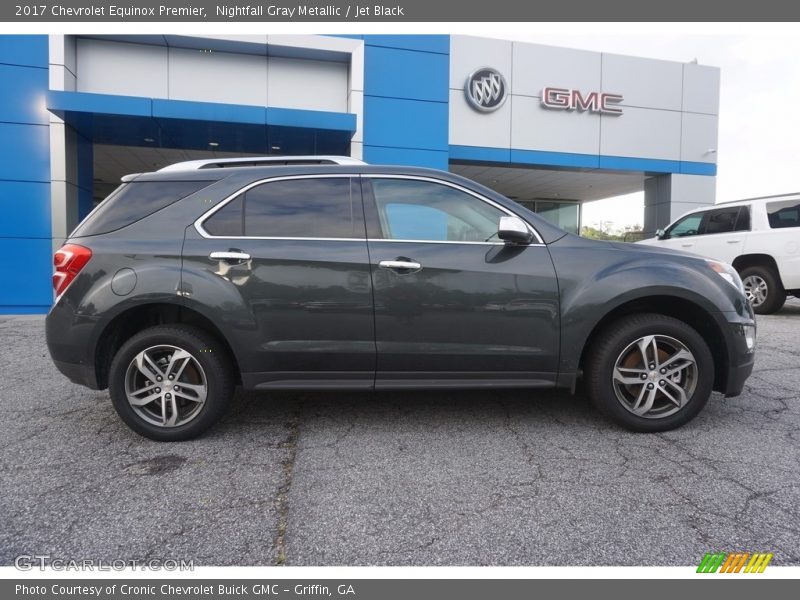 Nightfall Gray Metallic / Jet Black 2017 Chevrolet Equinox Premier