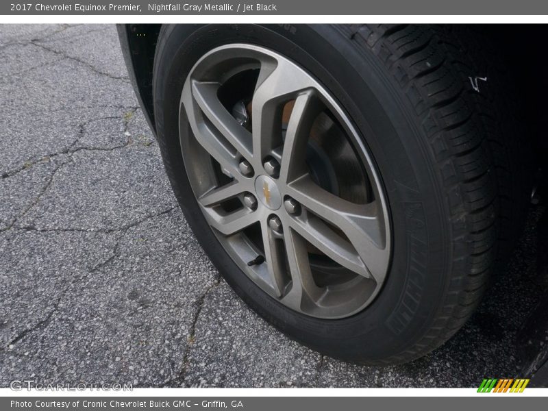Nightfall Gray Metallic / Jet Black 2017 Chevrolet Equinox Premier