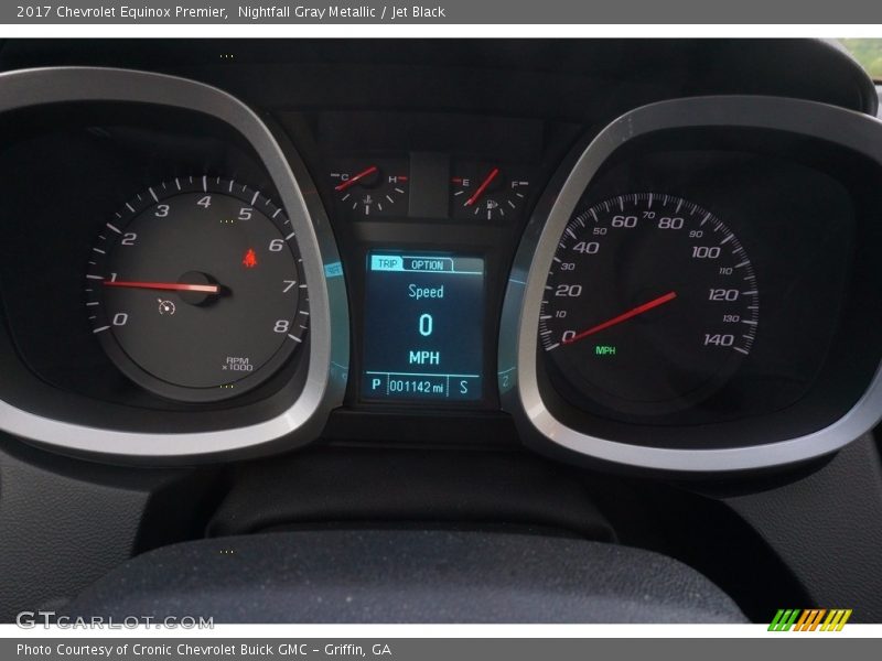 Nightfall Gray Metallic / Jet Black 2017 Chevrolet Equinox Premier