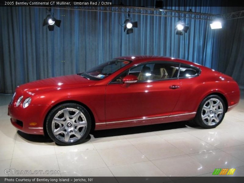 Umbrian Red / Ochre 2005 Bentley Continental GT Mulliner