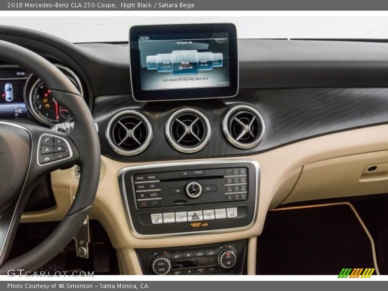 Dashboard of 2018 CLA 250 Coupe