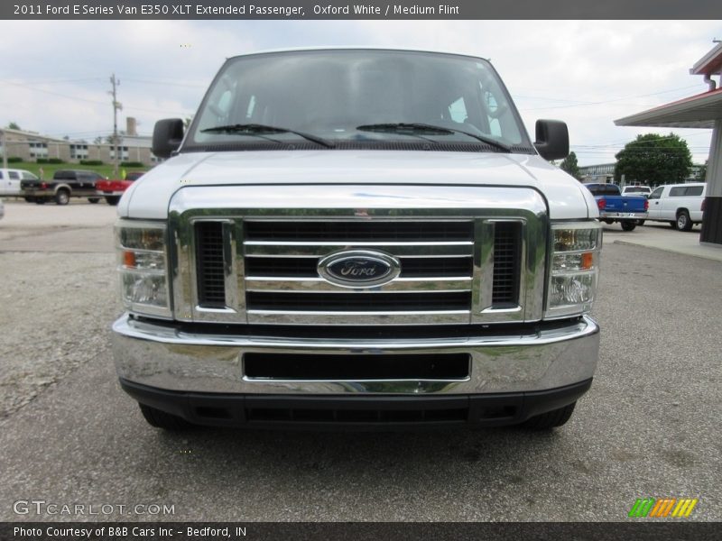 Oxford White / Medium Flint 2011 Ford E Series Van E350 XLT Extended Passenger