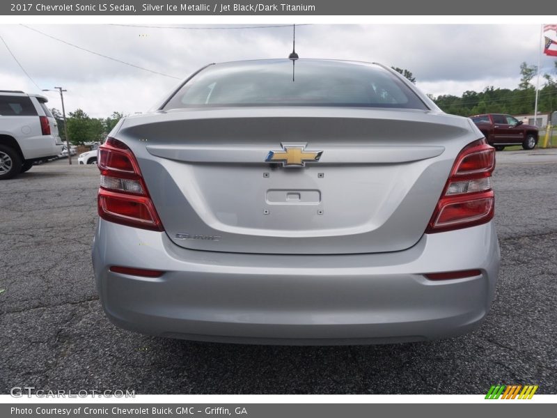 Silver Ice Metallic / Jet Black/Dark Titanium 2017 Chevrolet Sonic LS Sedan