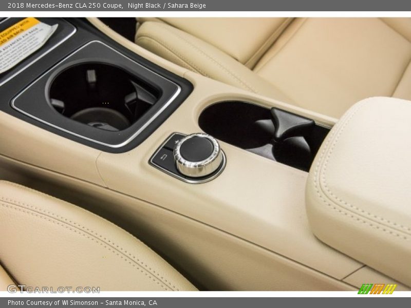 Controls of 2018 CLA 250 Coupe