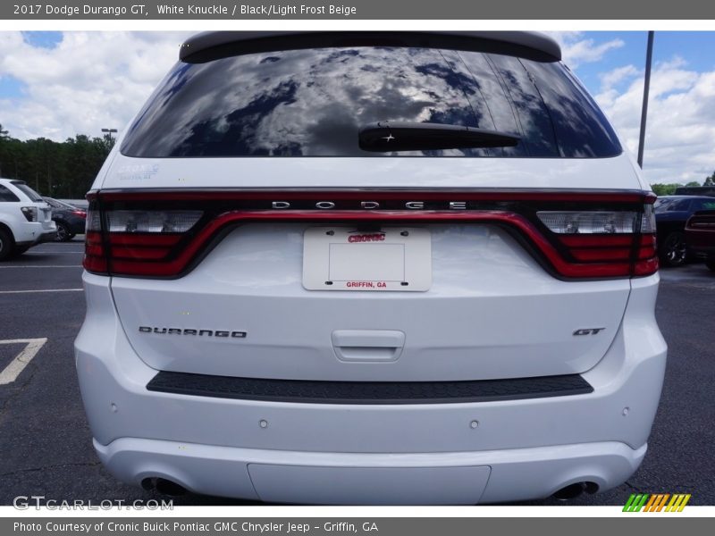 White Knuckle / Black/Light Frost Beige 2017 Dodge Durango GT