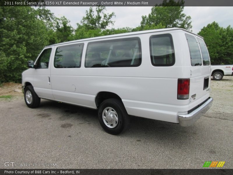 Oxford White / Medium Flint 2011 Ford E Series Van E350 XLT Extended Passenger